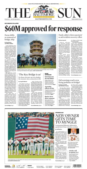 Cover of Baltimore Sun