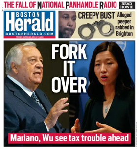 Cover of Boston Herald