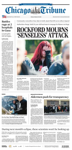 Cover of Chicago Tribune