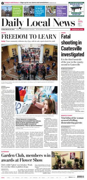 Cover of Daily Local News (West Chester, PA)