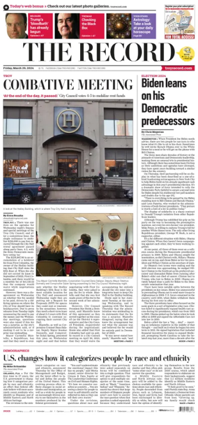 Cover of The Record (Troy, NY)