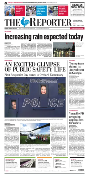 Cover of The Reporter (Vacaville)