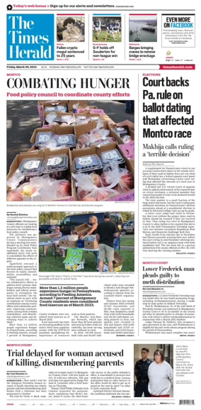 Cover of The Times Herald (Norristown, PA)