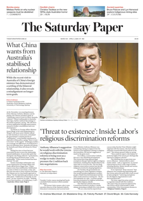 Cover of The Saturday Paper