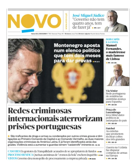 Cover of Novo Semanario