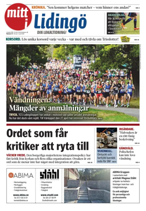 Cover of Mitt i Lidingö