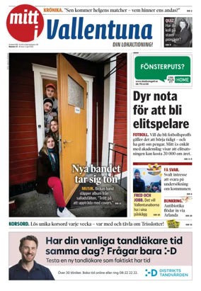 Cover of Vallentuna Nyheter