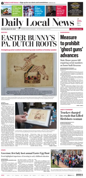 Cover of Daily Local News (West Chester, PA)