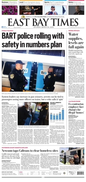 Cover of East Bay Times