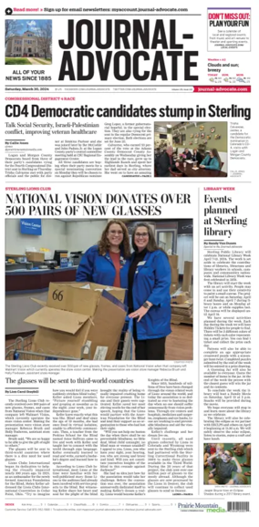 Cover of Journal-Advocate (Sterling)