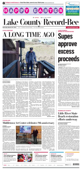 Cover of Lake County Record-Bee