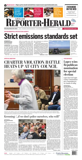 Cover of Loveland Reporter-Herald