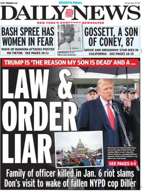 Cover of New York Daily News