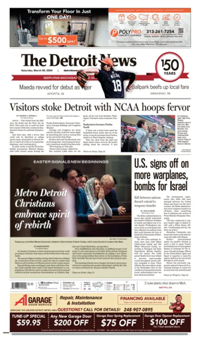 Cover of The Detroit News