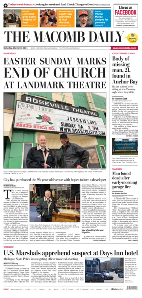 Cover of The Macomb Daily