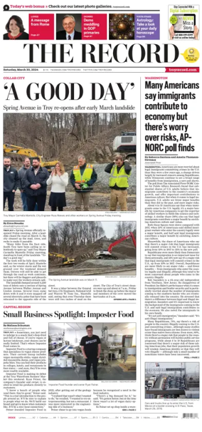 Cover of The Record (Troy, NY)