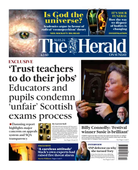 Cover of Sunday Herald