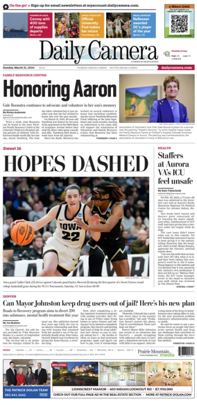 Cover of Daily Camera (Boulder)