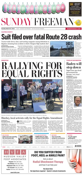 Cover of Daily Freeman (Kingston, NY)