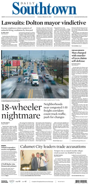 Cover of Daily Southtown (Sunday)