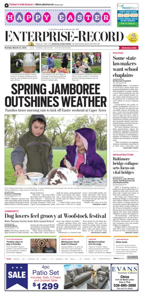 Cover of Enterprise-Record (Chico)