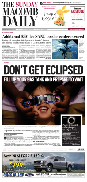 Cover of The Macomb Daily