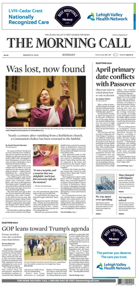 Cover of The Morning Call (Sunday)