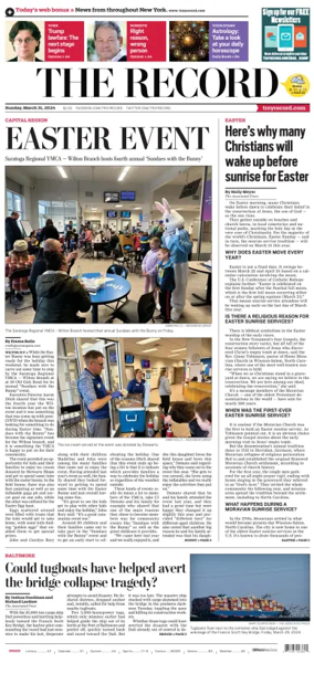 Cover of The Record (Troy, NY)