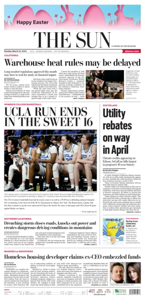 Cover of The Sun (San Bernardino)