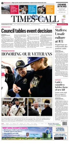 Cover of Times-Call (Longmont)