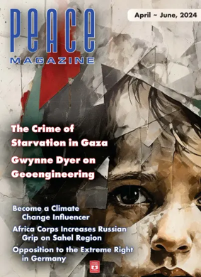 Cover of Peace Magazine