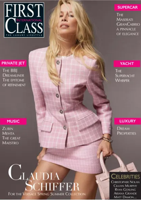 Cover of FIRST CLASS MAGAZINE INTERNATIONAL (ENGLISH)