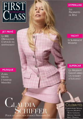 Cover of FIRST CLASS MAGAZINE INTERNATIONAL (FRENCH)