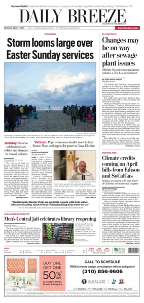 Cover of Daily Breeze (Torrance)