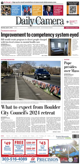 Cover of Daily Camera (Boulder)