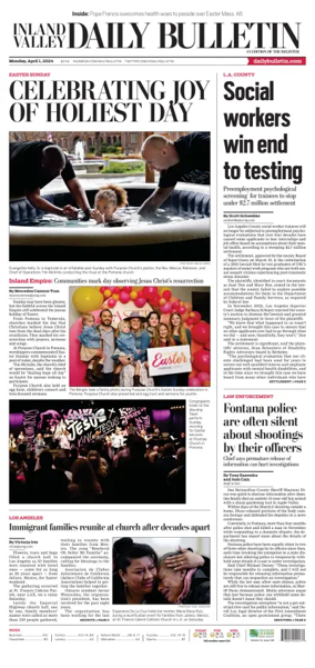 Cover of Inland Valley Daily Bulletin