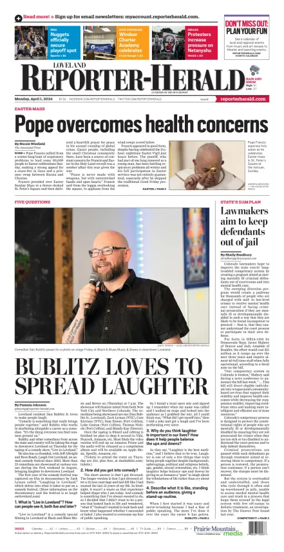 Cover of Loveland Reporter-Herald