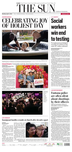 Cover of The Sun (San Bernardino)