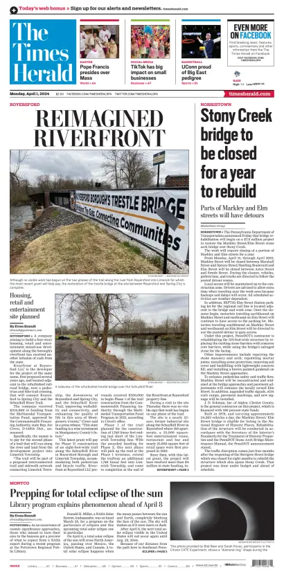 Cover of The Times Herald (Norristown, PA)