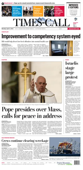 Cover of Times-Call (Longmont)