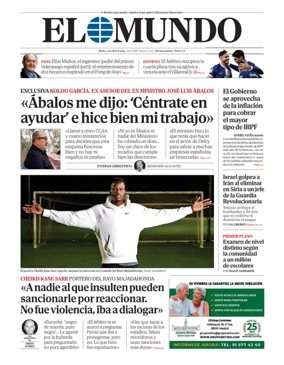 Cover of El Mundo Primera Edición Int