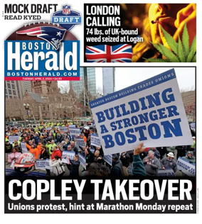 Cover of Boston Herald
