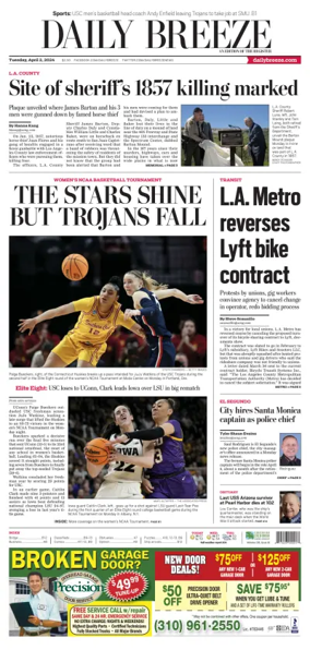 Cover of Daily Breeze (Torrance)