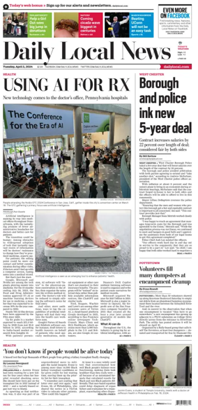 Cover of Daily Local News (West Chester, PA)