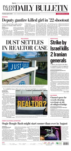 Cover of Inland Valley Daily Bulletin