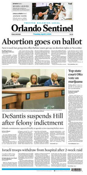 Cover of Orlando Sentinel