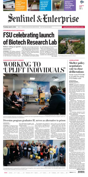 Cover of Sentinel & Enterprise