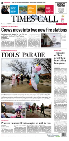 Cover of Times-Call (Longmont)