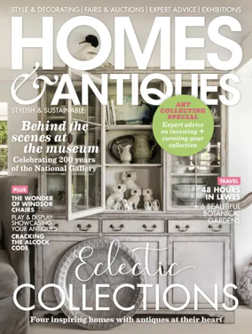 Cover of Homes and Antiques Magazine