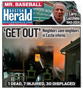 Cover of Boston Herald